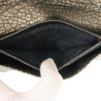 Celine Leather Gunmetal Wallet — view 6