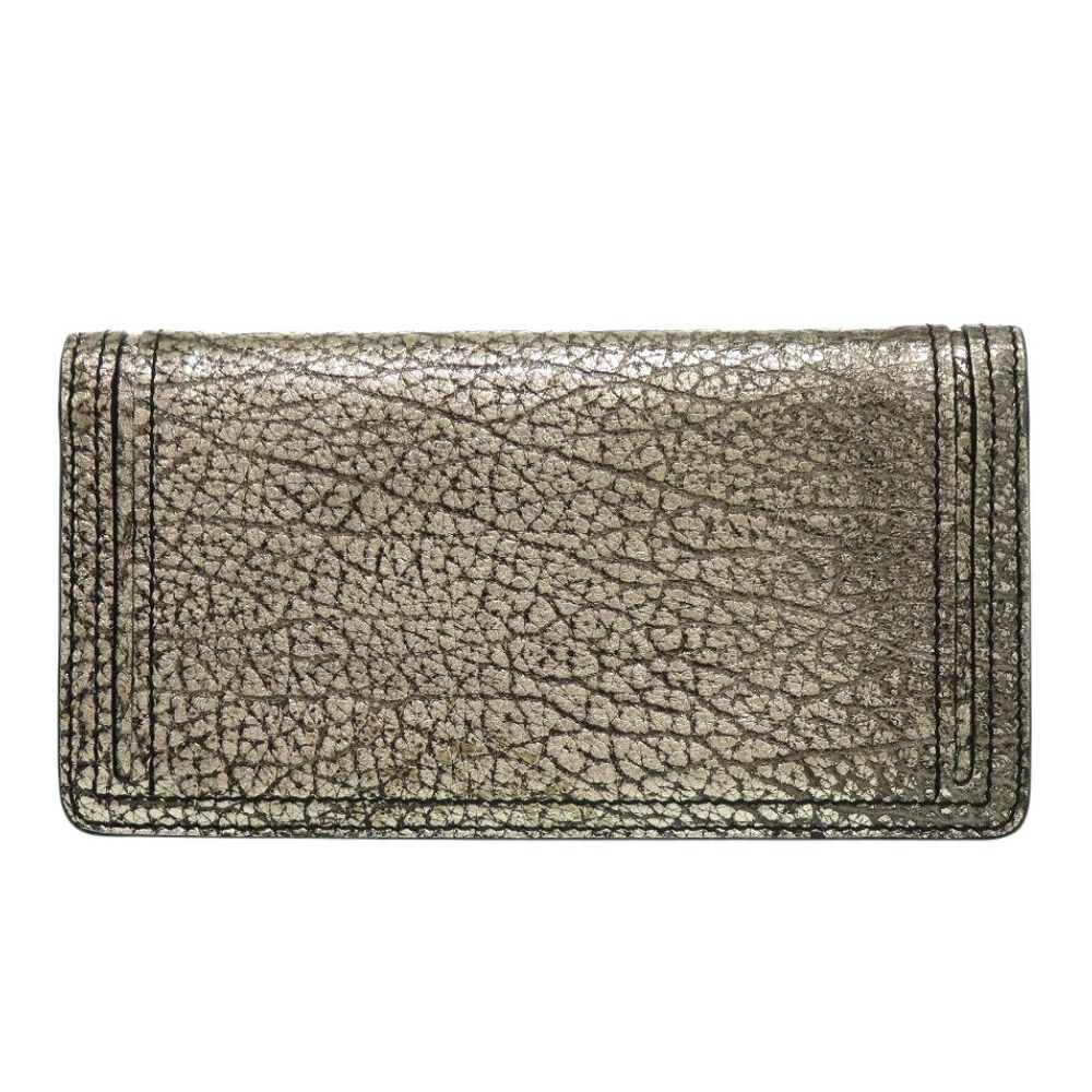 Celine Leather Gunmetal Wallet — view 2