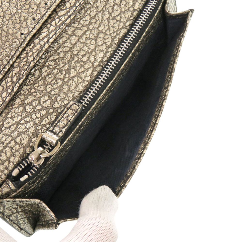Celine Leather Gunmetal Wallet — view 5