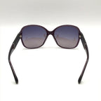Chanel Logo Purple Sunglasses Eyewear Cell Acetate — view 4