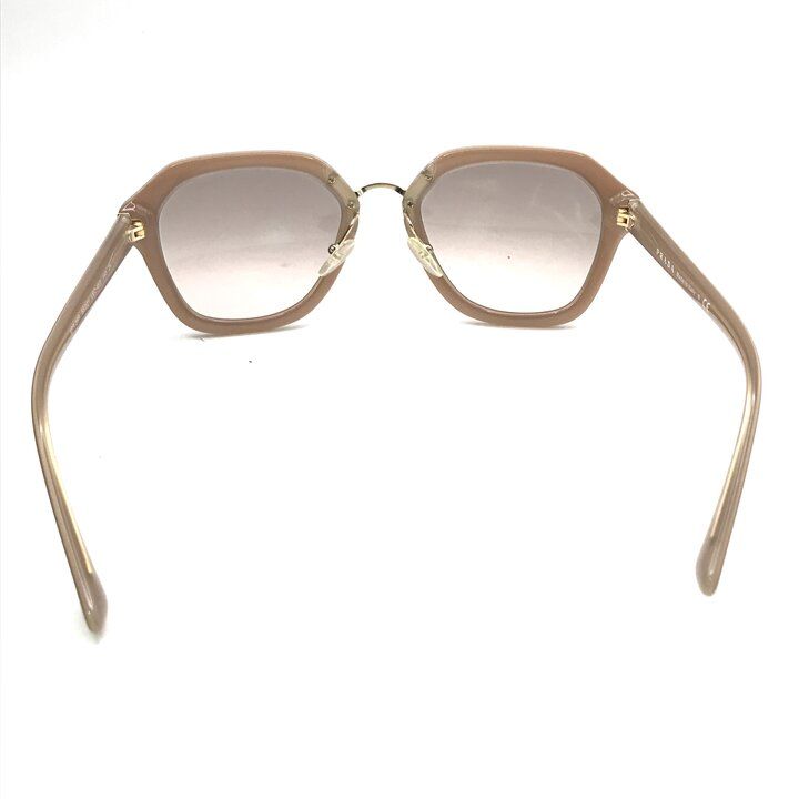 Prada Logo Cell Acetate Sunglasses Gradient Pink Gray Eyewear — view 4