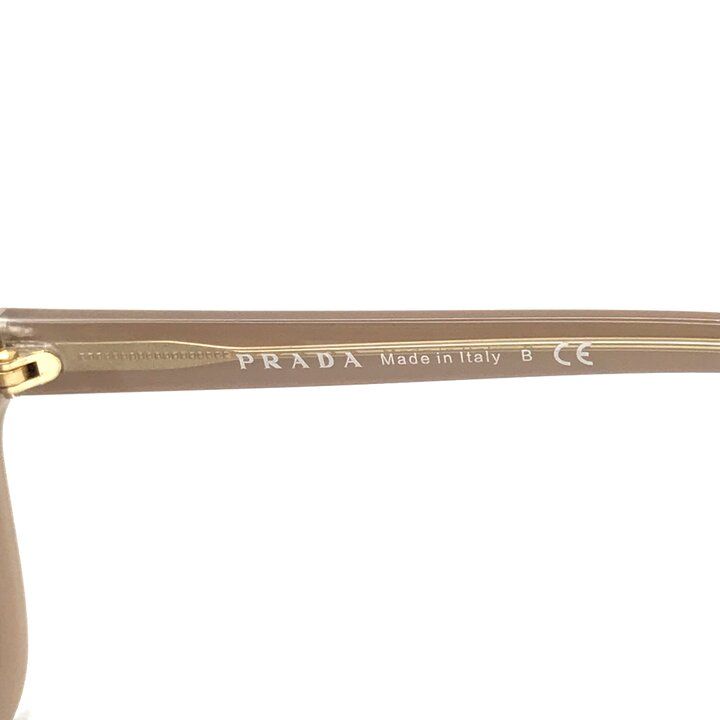 Prada Logo Cell Acetate Sunglasses Gradient Pink Gray Eyewear — view 7