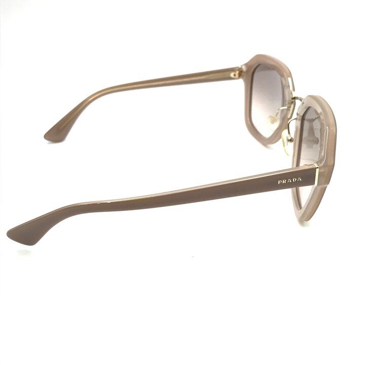 Prada Logo Cell Acetate Sunglasses Gradient Pink Gray Eyewear — view 5