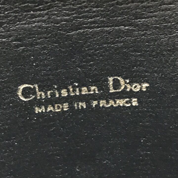 Dior Trotter Canvas Logo Pouch Case Navy — view 9