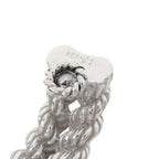 Hermes Polished Rope Twist Earrings Vintage Silver — view 6