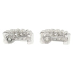 Hermes Polished Rope Twist Earrings Vintage Silver — view 4