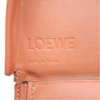 Loewe Heel Pouch Mini Coin Case Multi Purse Neck Strap Anagram Logo Wallet Brown — view 6