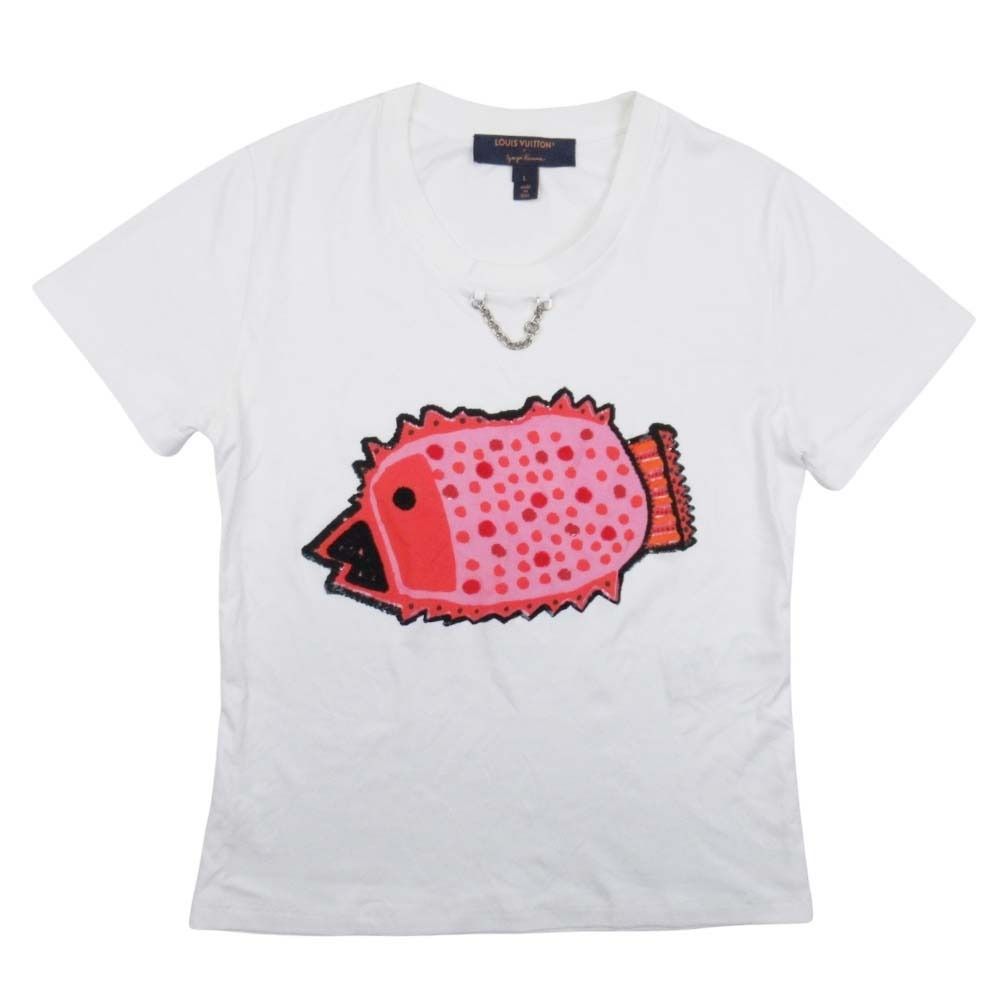 Louis Vuitton Yayoi Kusama LV YK Fish Face T-Shirt Infinity Dot Short Sleeve
