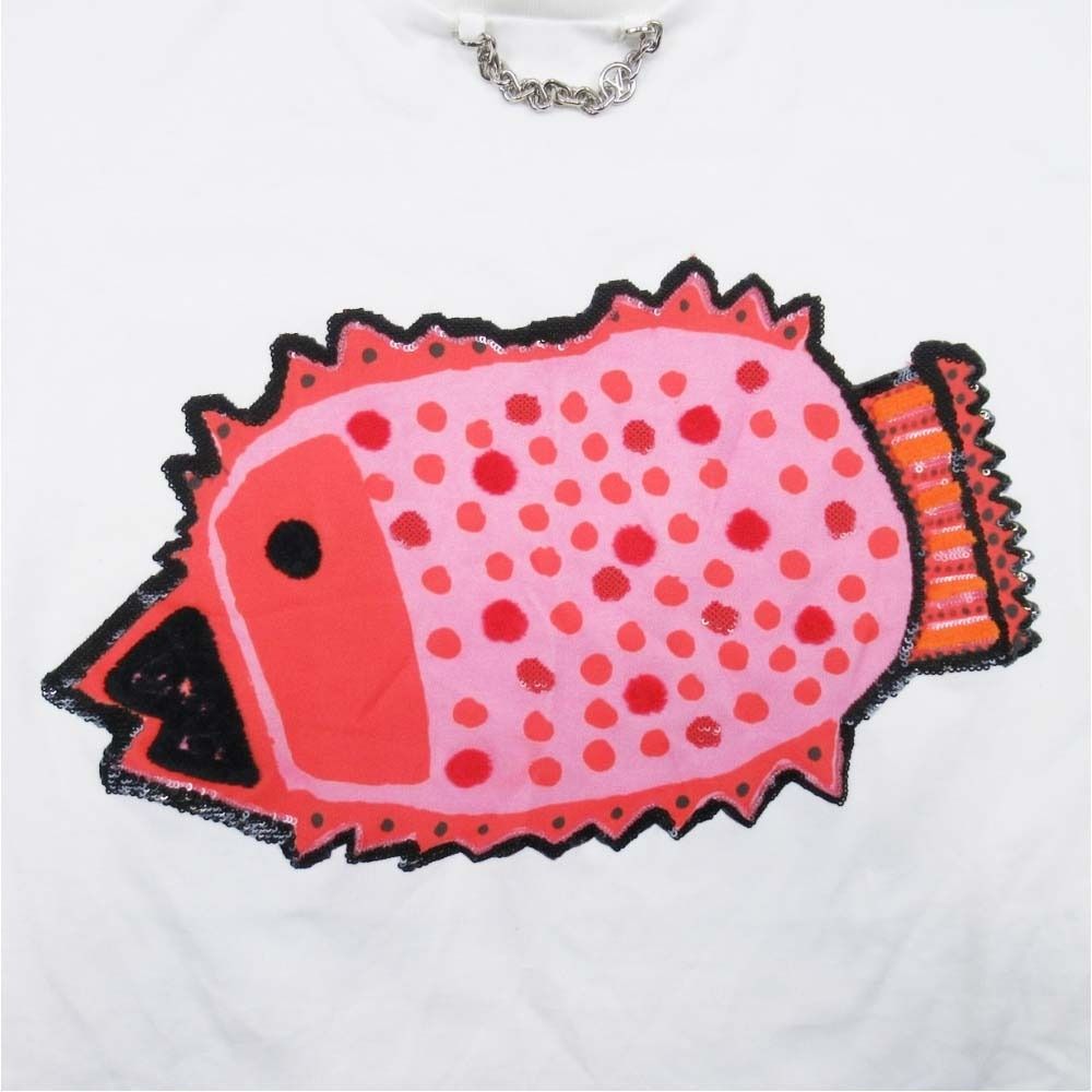 Louis Vuitton Yayoi Kusama LV YK Fish Face T-Shirt Infinity Dot Short Sleeve — view 3