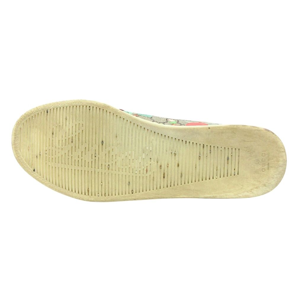 Gucci GG Tian Supreme Monogram High Cut Sneakers Logo 38.5 Beige — view 5