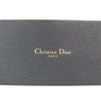 Dior D Buckle Quake Leather Waist Mark Belt 75 Black Gold — view 7