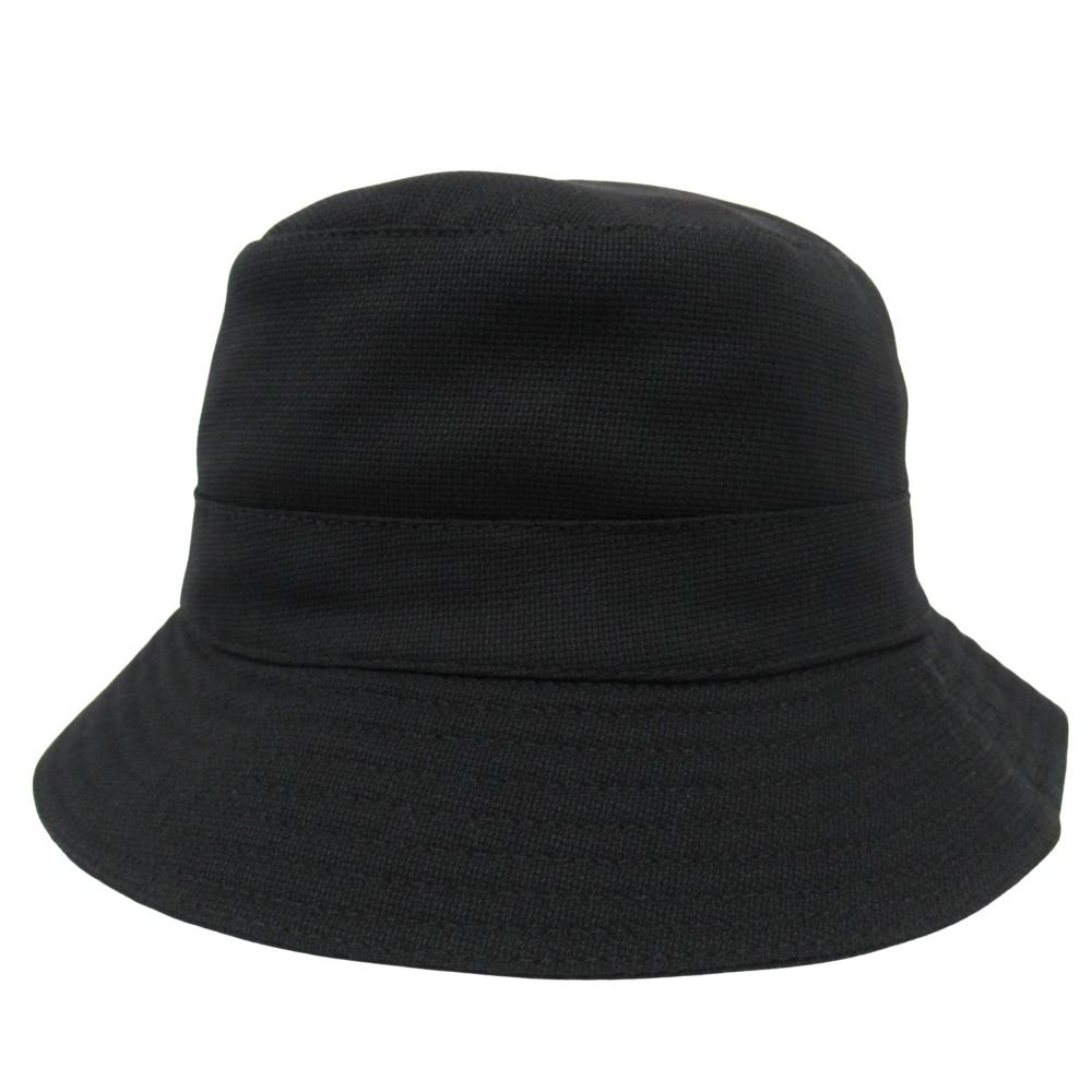 Hermes Motsch Mocchi Wool Bucket Hat Archive 56 Black — view 3