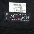 Hermes Motsch Mocchi Wool Bucket Hat Archive 56 Black — view 6