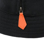 Hermes Motsch Mocchi Wool Bucket Hat Archive 56 Black — view 4