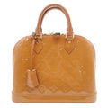 Louis Vuitton Vernis Alma PM Handbag Beige Rosevelle