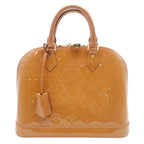 Louis Vuitton Vernis Alma PM Handbag Beige Rosevelle