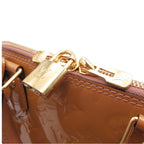 Louis Vuitton Vernis Alma PM Handbag Beige Rosevelle — view 8