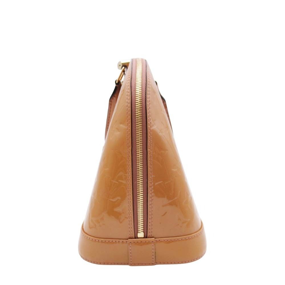 Louis Vuitton Vernis Alma PM Handbag Beige Rosevelle — view 2