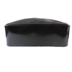 Gucci Bamboo Handle Nylon Leather Tote Vintage Purse Black — view 4