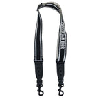 Dior Shoulder Strap Embroidery Signature Logo Bag White Black
