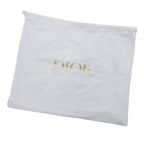 Dior Shoulder Strap Embroidery Signature Logo Bag White Black — view 9