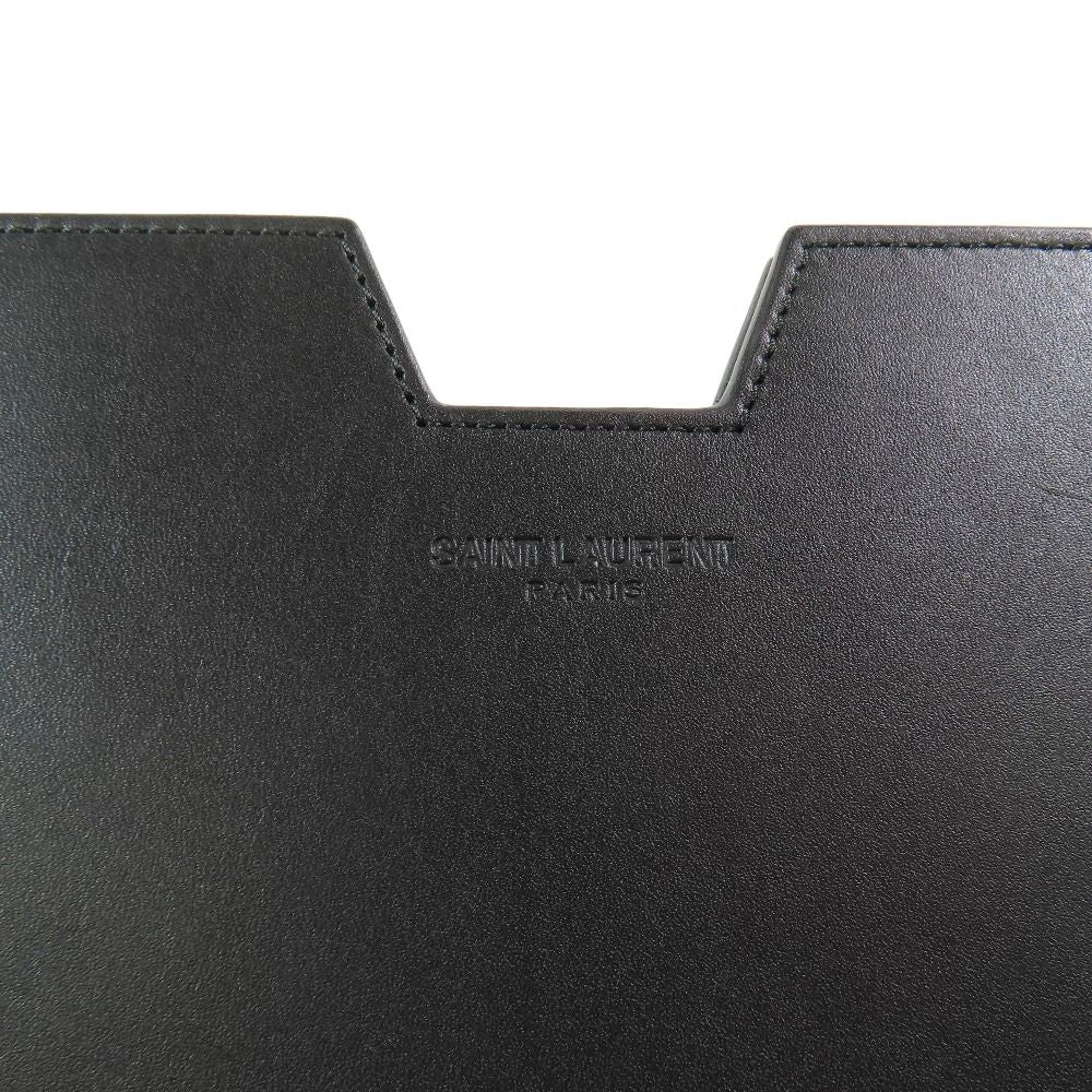 Saint Laurent Paris iPad Tablet Case Studs Leather Black — view 3