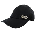 Dior Cap Baseball Cap Hat Logo Patch Canvas XL Black
