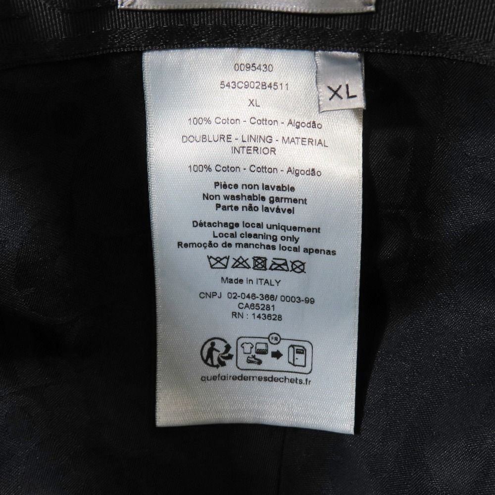 Dior Cap Baseball Cap Hat Logo Patch Canvas XL Black — view 7