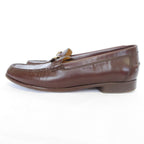 Hermes Hapi Belt Leather Loafers Shoes 36.5 Brown — view 2