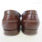 Hermes Hapi Belt Leather Loafers Shoes 36.5 Brown — view 3