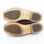 Hermes Hapi Belt Leather Loafers Shoes 36.5 Brown — view 5