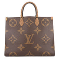 Louis Vuitton Tote Monogram Reverse Giant On The Go GM 2-Way