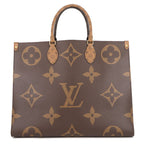 Louis Vuitton Tote Monogram Reverse Giant On The Go GM 2-Way