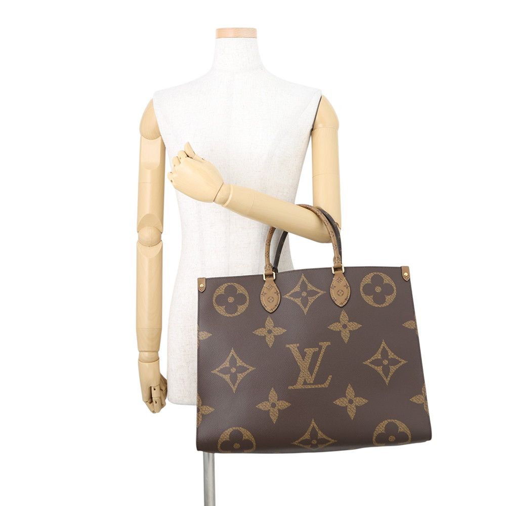 Louis Vuitton Tote Monogram Reverse Giant On The Go GM 2-Way — view 4