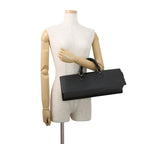 Louis Vuitton Handbag Epi Sac Triangle Bag Black — view 4