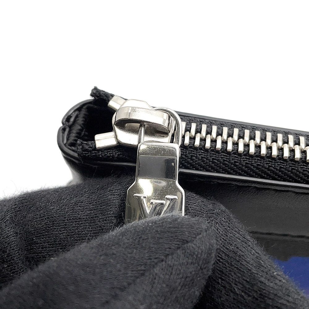 Louis Vuitton Clutch Monogram Eclipse Pochette Toe Go Black — view 7