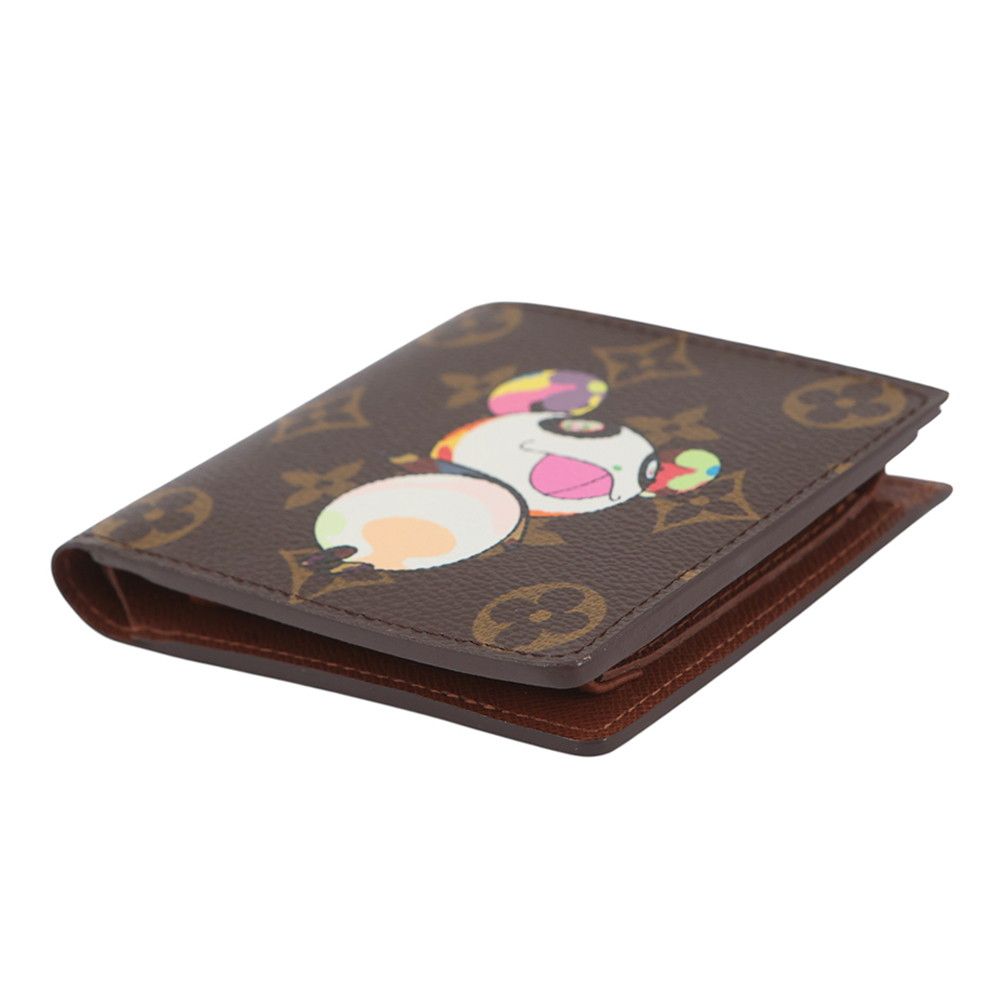 Louis Vuitton Wallet Monogram Panda Portobier Cult Cles Monet Marco Bifold — view 2