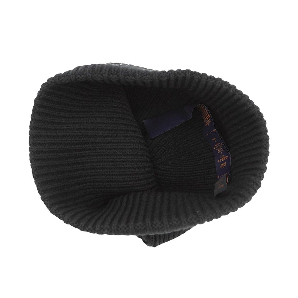 Louis Vuitton Knit Hat LV Dual Cashmere Hat Black — view 4