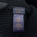 Louis Vuitton Knit Hat LV Dual Cashmere Hat Black — view 6
