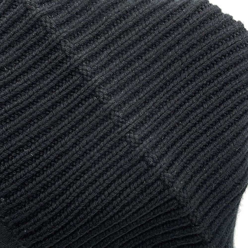 Louis Vuitton Knit Hat LV Dual Cashmere Hat Black — view 5