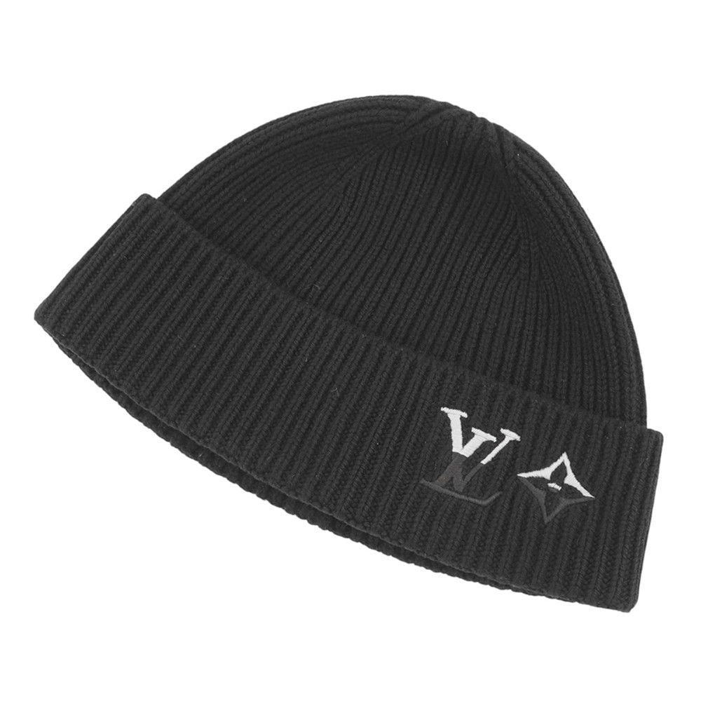 Louis Vuitton Knit Hat LV Dual Cashmere Hat Black