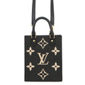 Louis Vuitton Handbag Monogram Empreinte Petite Sac Plat 2-Way Shoulder Black