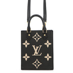 Louis Vuitton Handbag Monogram Empreinte Petite Sac Plat 2-Way Shoulder Black