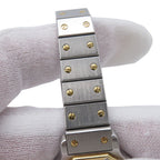 Cartier Santos Octagon SM Watch Ivory Dial Quartz Vintage — view 9