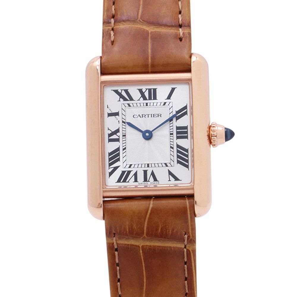 Cartier Tank Louis SM Watch Silver Dial