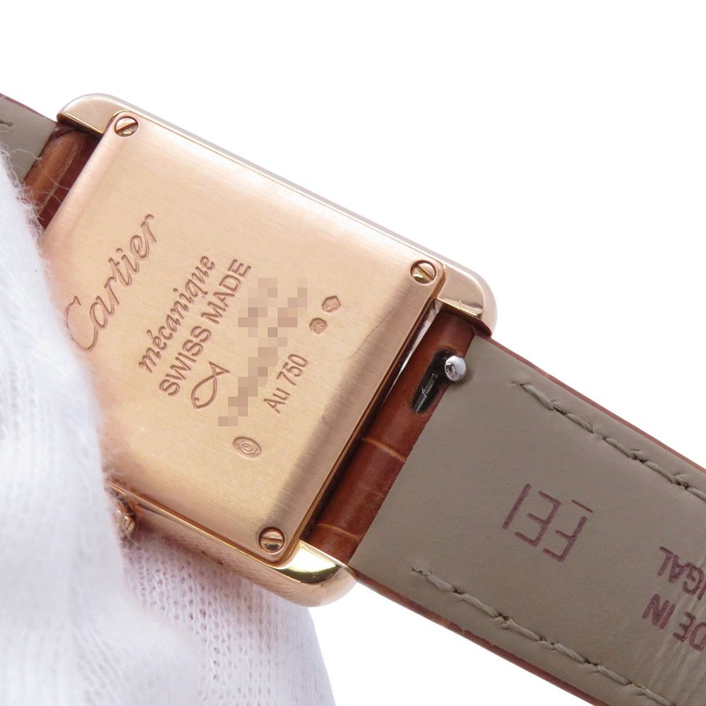 Cartier Tank Louis SM Watch Silver Dial — view 5