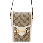 Gucci Shoulder Bag GG Supreme Horsebit