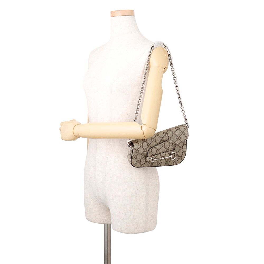 Gucci Shoulder Bag GG Supreme Horsebit 2-Way — view 4