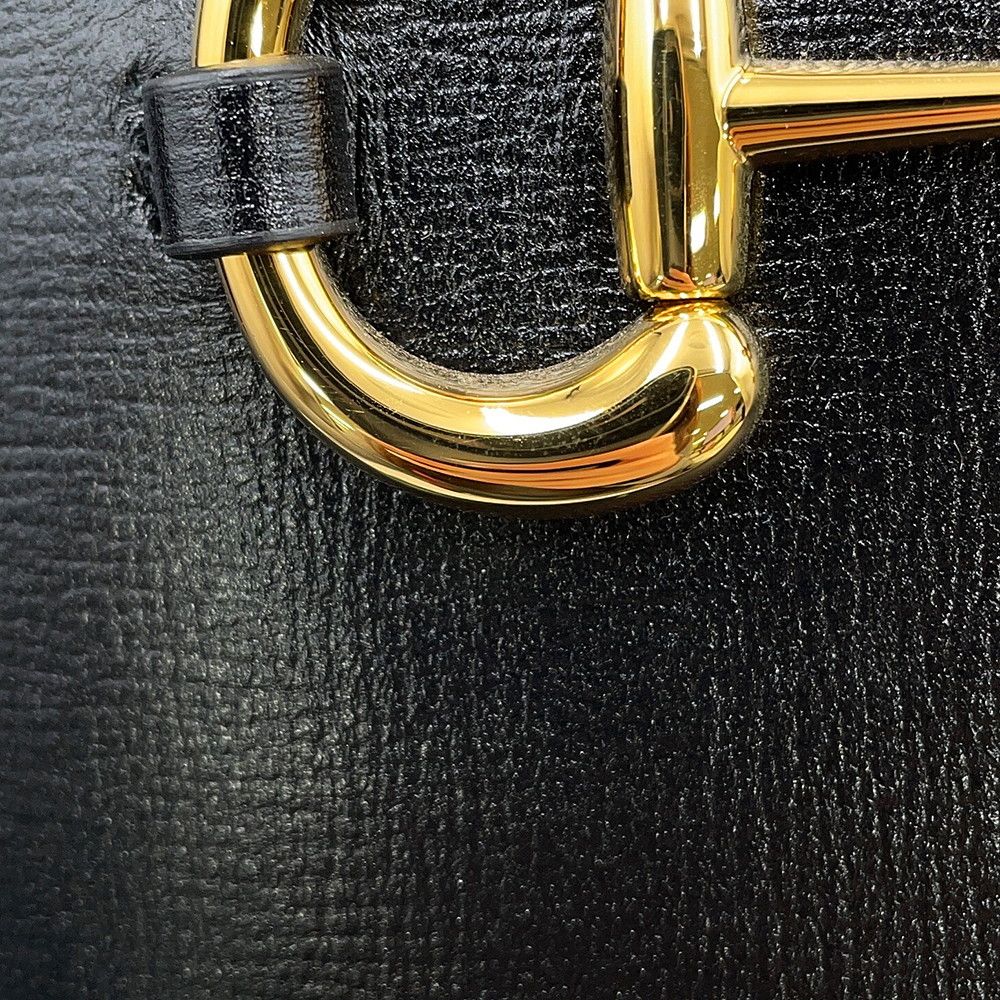 Gucci Shoulder Bag Horsebit Black — view 9