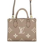 Louis Vuitton Monogram Empreinte On The Go PM Bicolor Tote 2-Way Shoulder